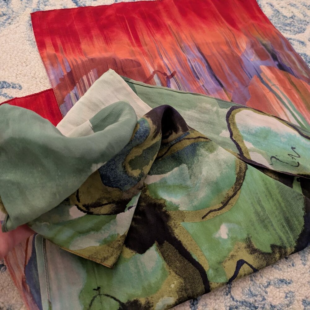 Silk scarf